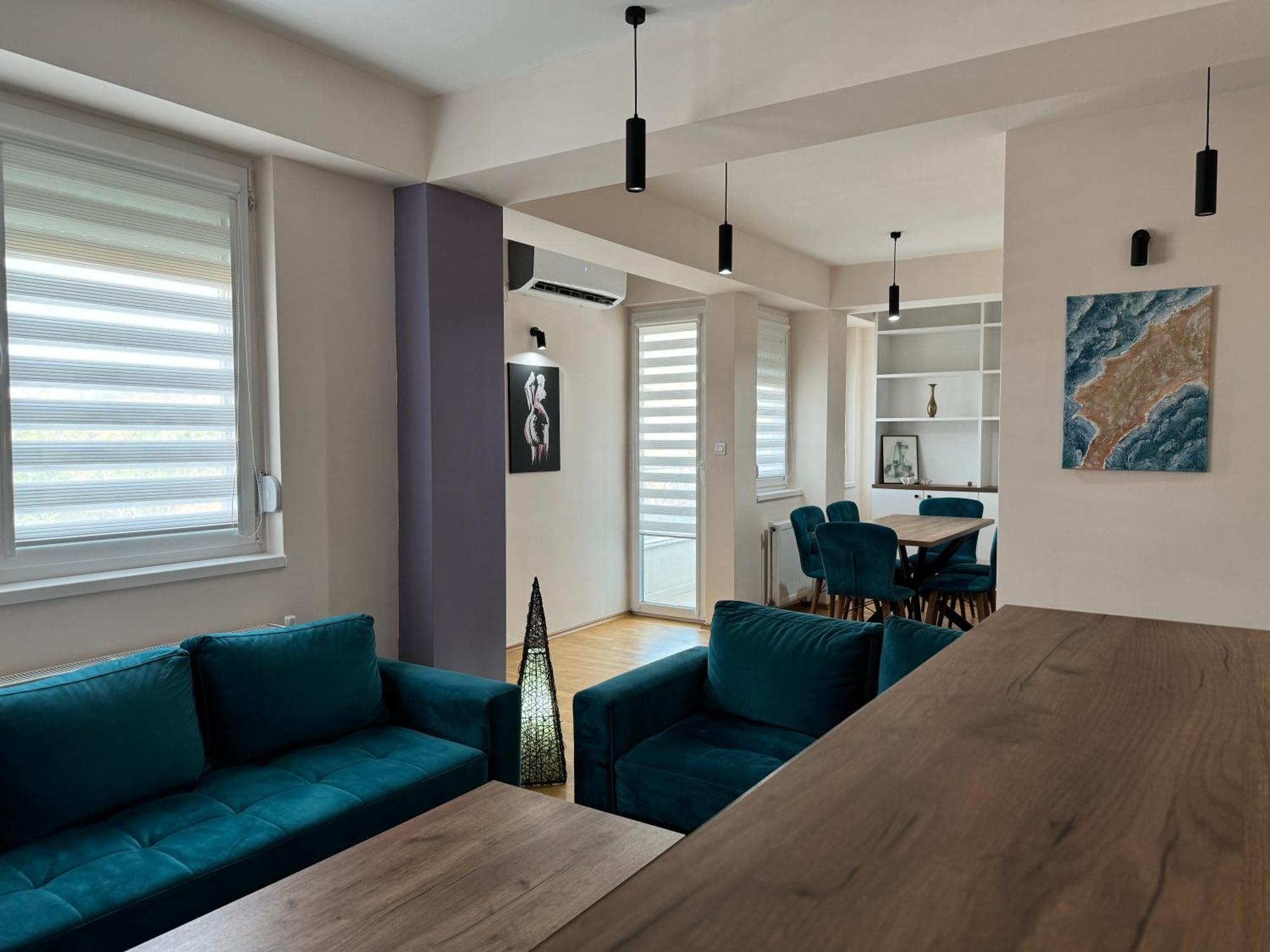 Modern Skopje Apartment Exteriör bild